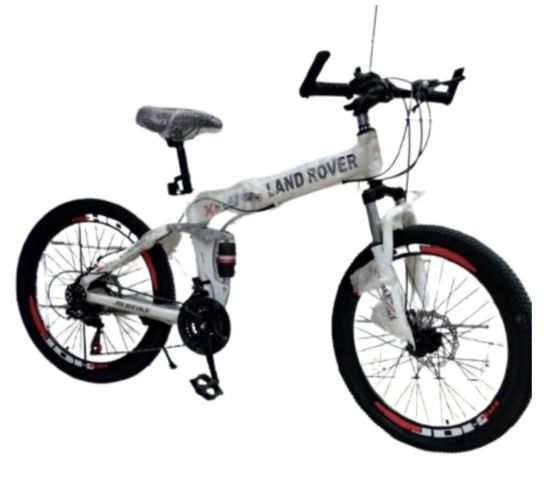 صورة دراجة رياضية بيضاء لاند روفر قابله للطي مقاس 26 و 24